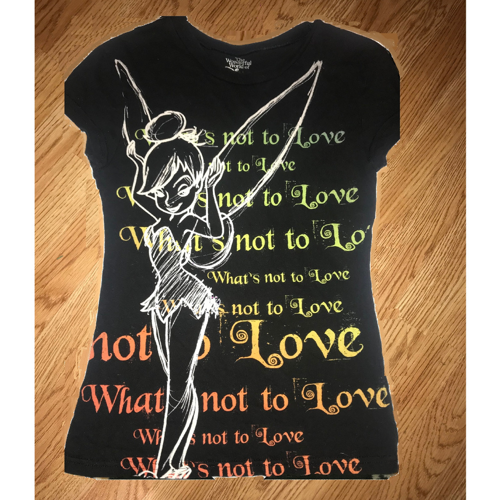 NWOT Disney Tinkerbell Tee - Jrs (Small)